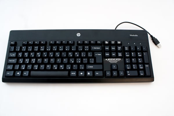 HP Tastatur (SVENSK) 724720-101, Standard, Kablet, USB, QWERTY, Sort