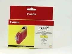 Canon BCI-8Y bläckpatroner Original Gul