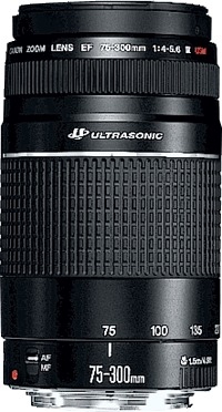Canon EF 75-300mm f/4.0-5.6 III USM Musta