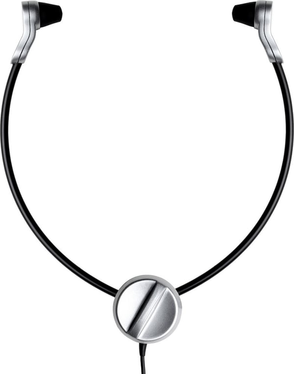 Grundig Swingphone 568 Hörlurar Kabel Under hakan Svart, Silver