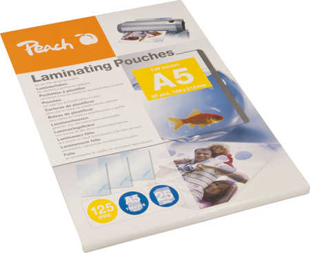 Peach 125 Mikron - 25-pak - gennemsigtig - A5 (148 x 210 mm)