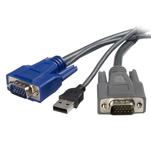 StarTech.com 1,8 m:n erittäin ohut USB VGA 2-in-1 KVM-kaapeli – näppäimistö-/video-/hiiri- (KVM-)