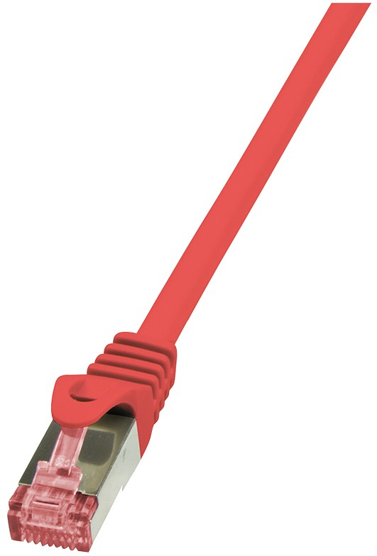 LogiLink Cat.6 S/FTP, 0.5m verkkokaapeli Punainen 0,5 m Cat6 S/FTP (S-STP)