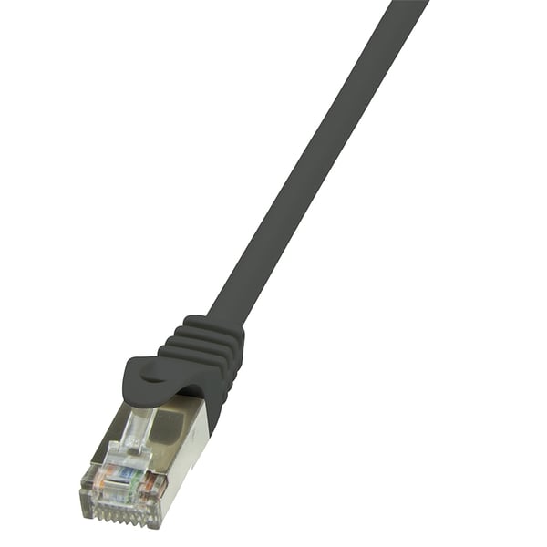 LogiLink 7.5m, Cat6 verkkokaapeli Musta 7,4 m F/UTP (FTP)