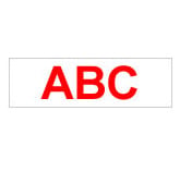 Brother Gloss Laminated Labelling Tape - 9mm, Red/White etikett-tejp TZ