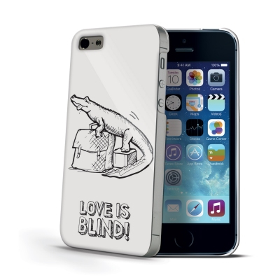 Celly Love is Blind mobiltelefon etui Cover Hvid