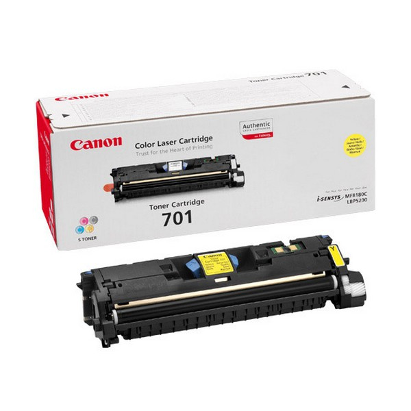 Canon 701 tonerpatron 1 stk Original Gul