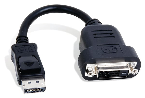Matrox CAB-DP-DVIF videokabel adapter 0,2 m DisplayPort DVI-D Sort