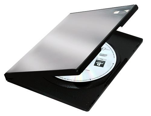 Fellowes 83357 optisk disk etui DVD-boks 1 diske Sort