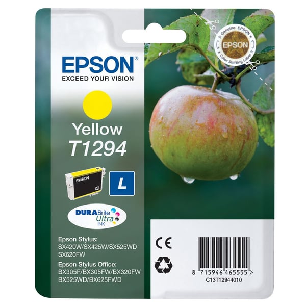 Epson Apple Blækpatron Yellow T1294 DURABrite Ultra Ink