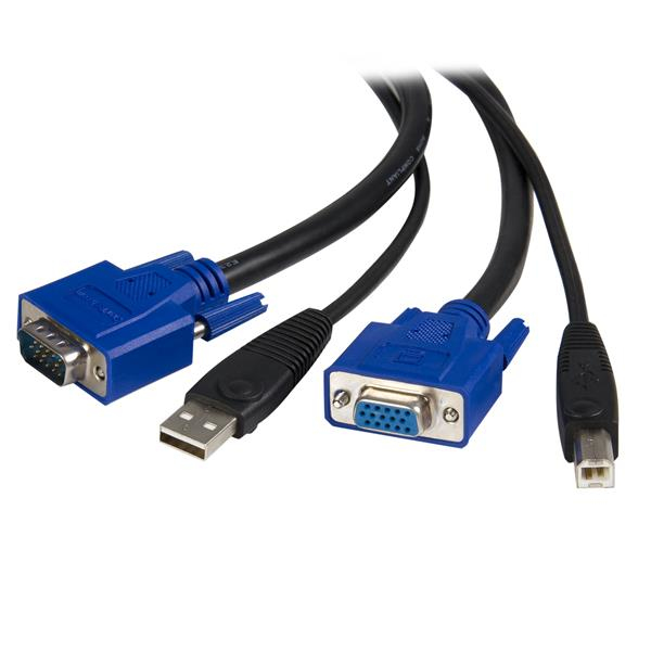 StarTech.com KVM-kaapeli USB VGA KVM-kytkimelle 1,8 m - Kaapelisarja KVM-kytkimelle 2x USB A/B -liitin