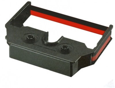 Epson ERC02IIBR färgbandskassett för M-210/211/215-mekanismer, svart/röd