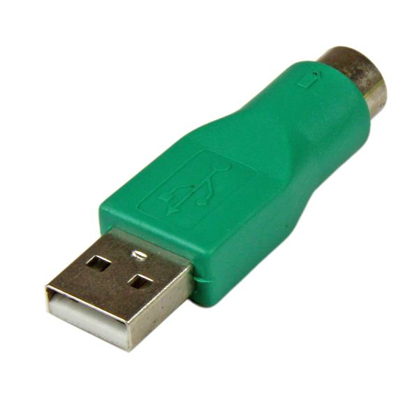 StarTech.com Erstatnings PS/2 mus til USB adapter - Hun/Han - Museerstatningsadapter - Museforbindelse - PS/2 (W)