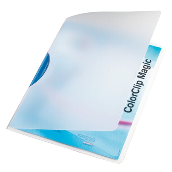 Leitz ColorClip Magic - blue omslag til rapport Polypropylen (PP)