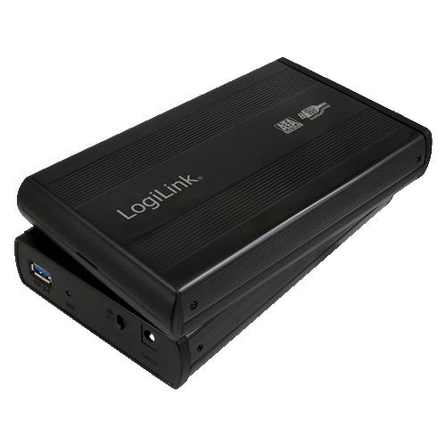 LogiLink Kabinet 3,5 Tommer S-SATA HDD USB 3.0 Alu - Lagerkabinet - 3.5\" (8.9 cm)