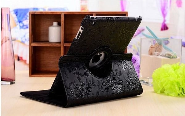 Cover iPad Mini 1/2/3 360 Rotasjon Blomster