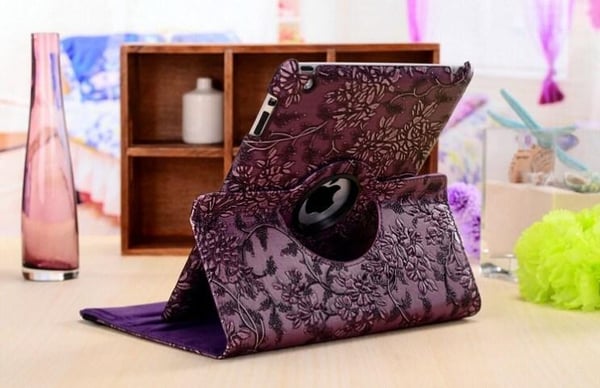 Cover iPad Mini 1/2/3 360 Rotasjon Blomster