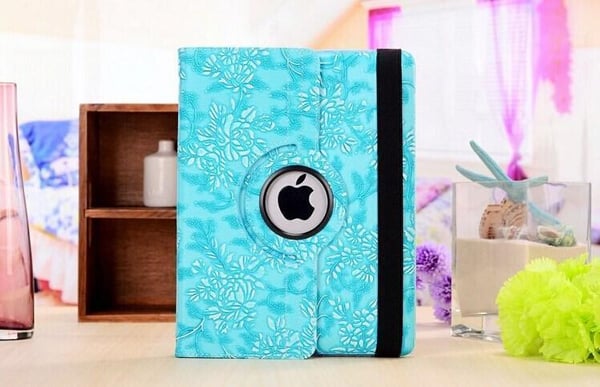 Cover iPad Mini 1/2/3 360 Rotasjon Blomster