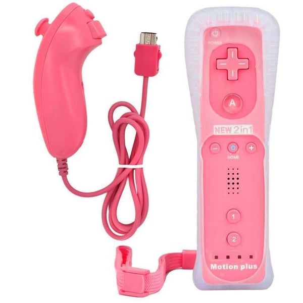 Kompatibel med Wii & Wii U Controller Set Motion Plus Bulk White