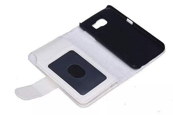 Samsung Galaxy S8 Plus 6 Slot Lommebok - deksel Hvit