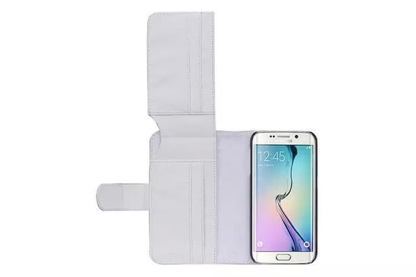 Samsung Galaxy S8 Plus 6 Slot Lommebok - deksel Hvit