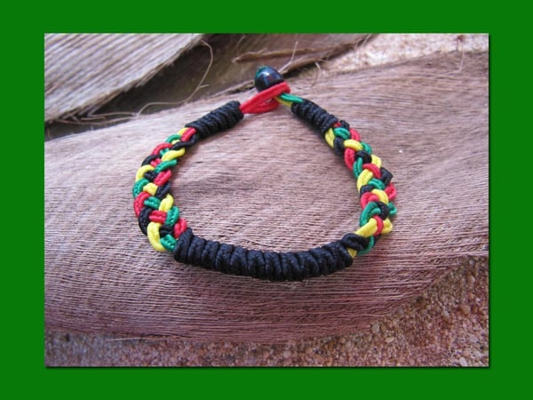 Rasta Armband Flätat