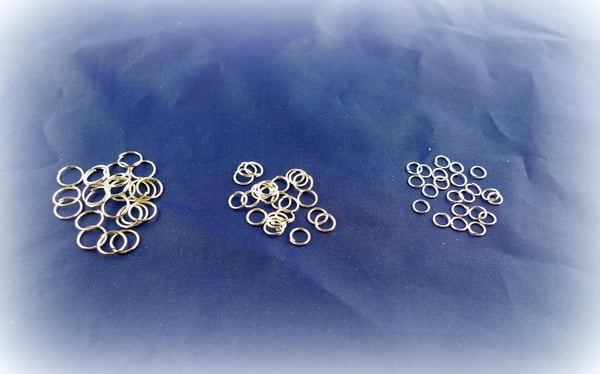 Ringöglor Tre Storlekar 5-6-8mm 30-pack