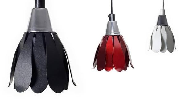 Vindueslampe Tulipan Sort. Eklunds Metall
