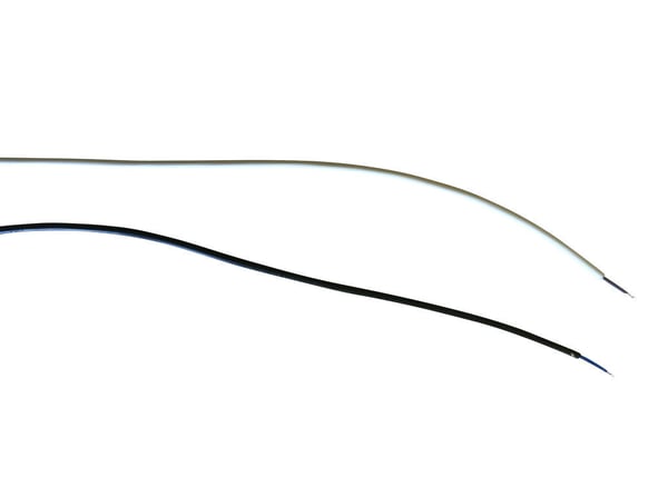 Lampesnor Hvid 120 cm SKK 2x0,75 Ujordet