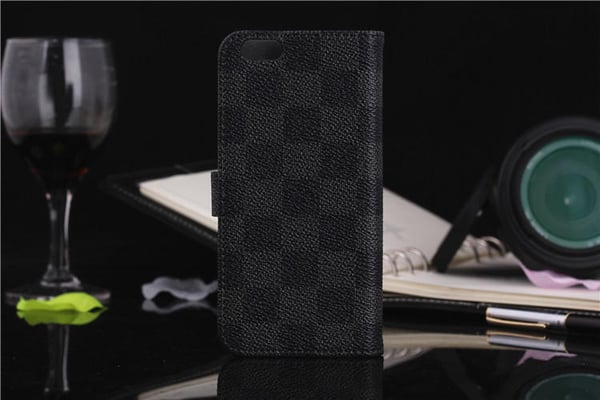 Iphone 8/7 Plus Lommebok - cover Rutete Grå/Svart