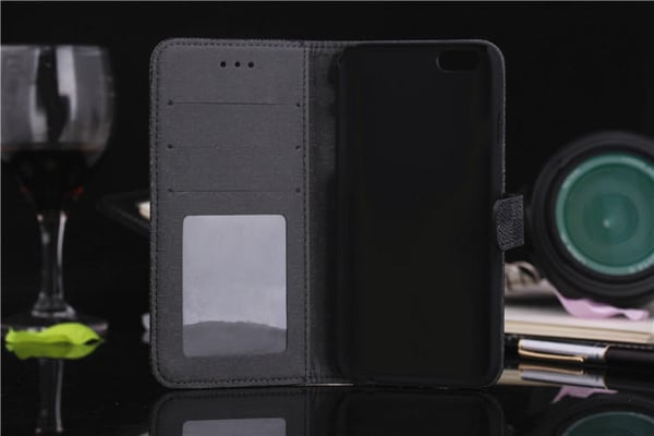 Iphone 8/7 Plus Lommebok - cover Rutete Grå/Svart