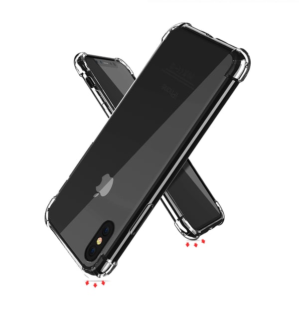 SKALO iPhone X/XS Ekstra stærk TPU-cover