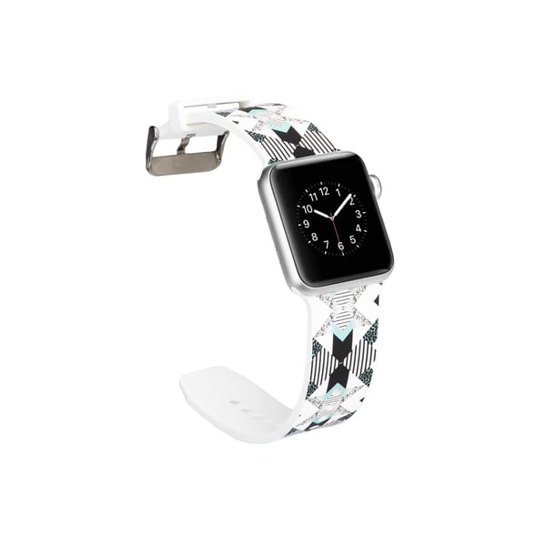 Silikon klokkerem til Apple Watch 4 40mm, 3/2/1 38mm - Vertikal stripe