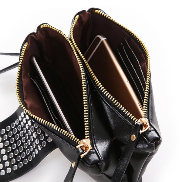 Veske lommebok/veske Rivet band reblogged nagler/clutch mote