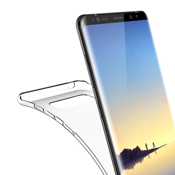 Transparent Silikon TPU-Skal till Samsung Note 8