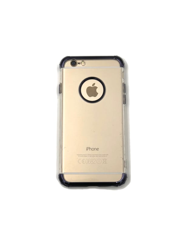 Extra tåligt design silikonskal | färgade kanter iPhone 6/6S