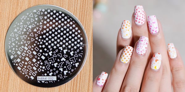 Nail Art Stempling, Stemplingsplate