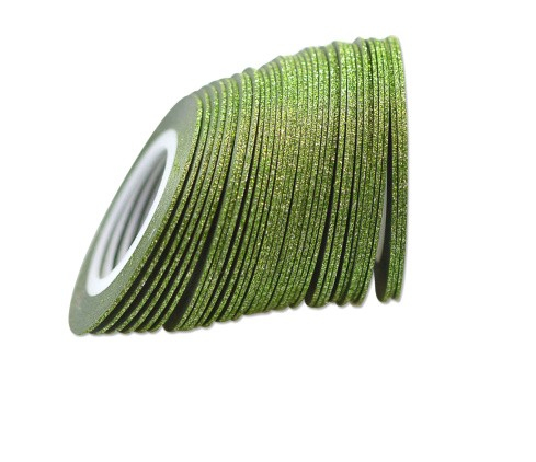Glitterstribetape, neglebånd