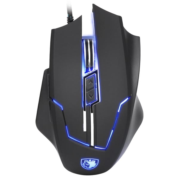 Sades Q7 USB Optinen Pelihiiri LEDillä, 7 Painiketta