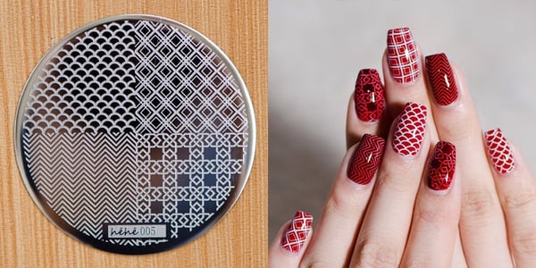 Nail Art Stempling, Stemplingsplate