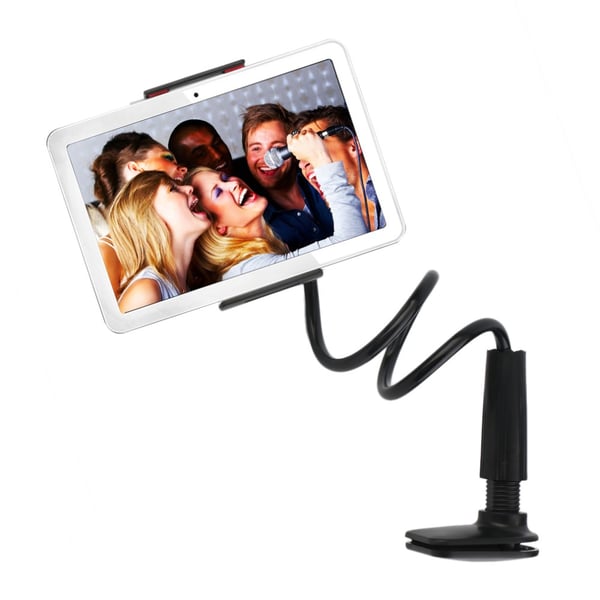 Universal Lazy Bracket til iPad Mobiltelefon Tablet Computer - Sort