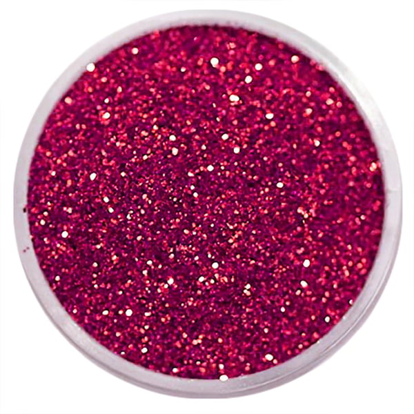 Nail Glitter - Fine Grain - Dark Pink - 8ml - Glitter