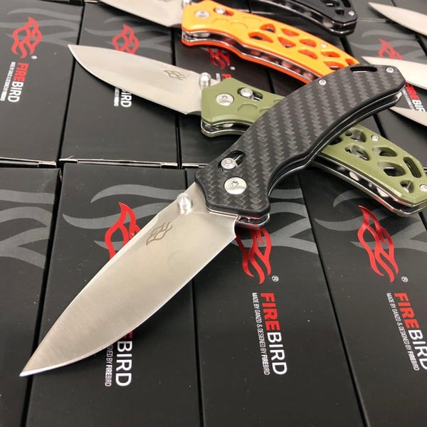Ganzo - FB7631 Kolfiber fällkniv