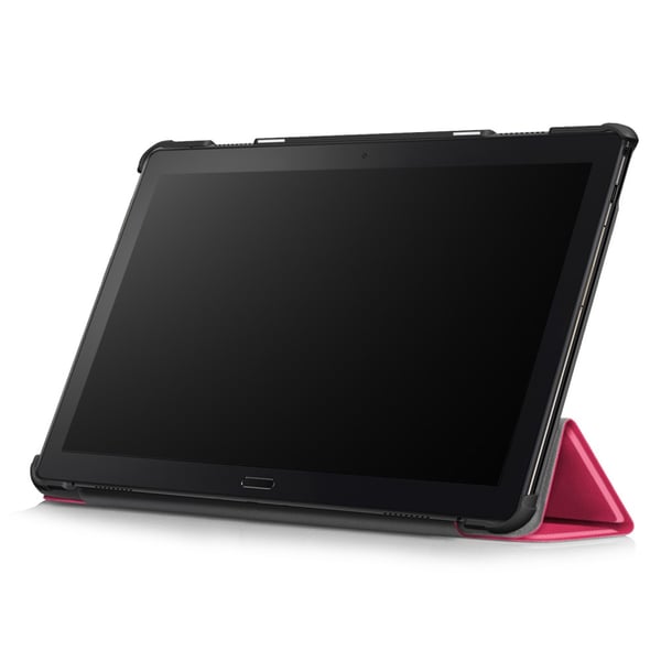 Tredobbelt standcover til Lenovo Tab P10 - Rose