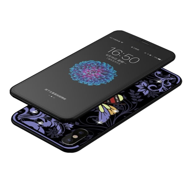 NXE iPhone X TPU - Skal - Purple Bee