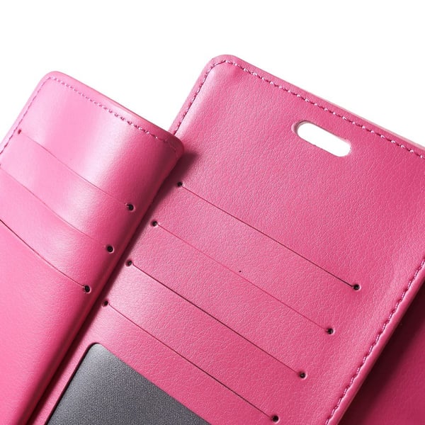 Mercury GOOSPERY Rich Diary til iPhone XS Max - Rosa