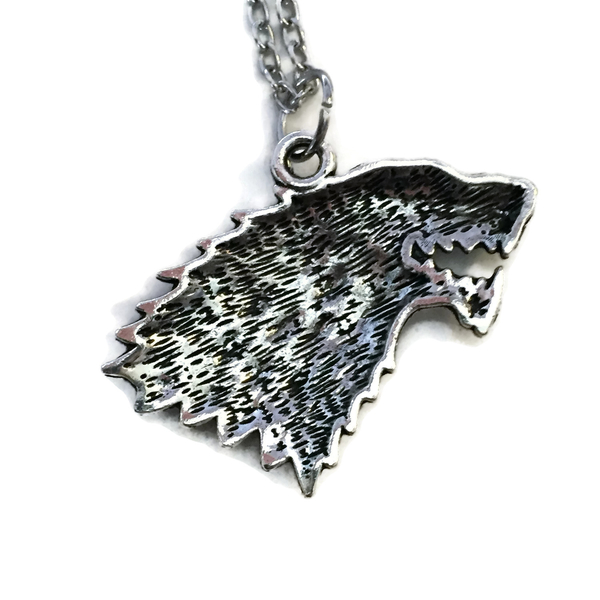 Halsband House Stark Game Of Thrones Wolf Varg Halsband Kedja