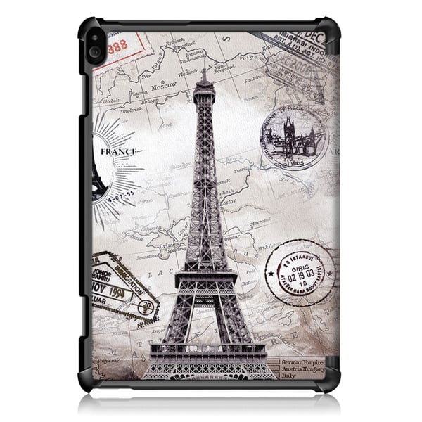 Kolminkertainen jalustan kansi Lenovo Tab P10 - mallille - Eiffel - torni