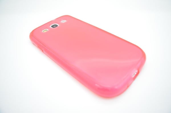 Samsung Galaxy S3 silikon deksel rødt