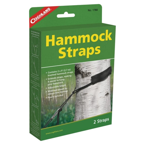 COGHLAN´S HAMMOCK TREE STRAPS CG1780, tädskydd hammock